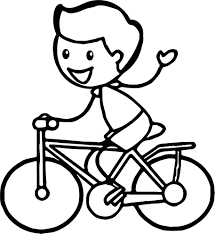 Bike coloring pages dirt bike coloring pages printable k5 worksheets. Nice Stick Figure Boy Cycling Riding Biycle Coloring Page Bicycle Drawing Bike Drawing Coloring Pages For Kids