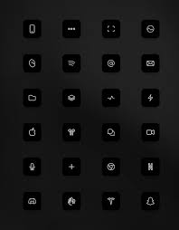 Ios 14 Monochrome Icon Set Ios Icon App Icon Design Ios 14