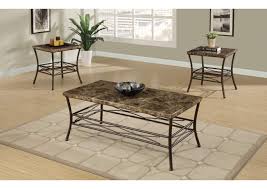 Harrison brown 3 piece occasional table set. 3 Piece Occasional Table Set Big Box Furniture Discount Furniture Stores In Miami Florida