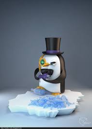 It looks like the cut out and keep downloader is being buggy, so follow this link to download. Gunter The Penguin On Behance