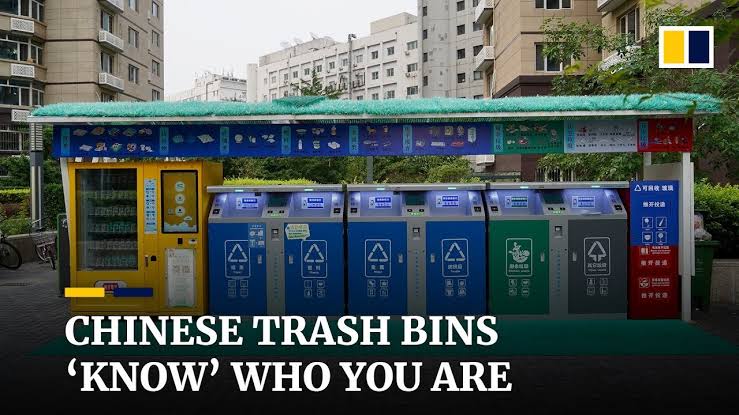 Chinese rubbish bins 'know' who you are