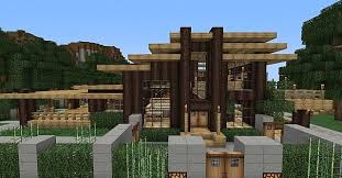 A modern house with three levels arrangement is straightly delivered in this design. Wooden Modern House Minecraft All About Wooden