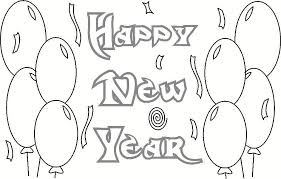 These coloring pages are especially helpful for young children in many ways as well as adults. Happy New Year Coloring Printable Page