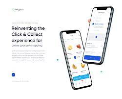 Click Collect Reinventing Online Grocery Experience On Behance Grocery Online Grocery Click Collect