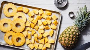 I have always seen my family and laotian people cut pineapples in the same way. How To Cut A Pineapple An Easy Step By Step Guide Epicurious