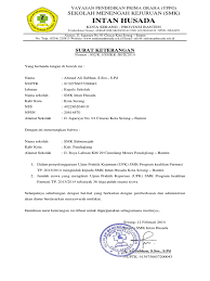 Surat pernyataan dari kepala sekolah. Contoh Surat Keterangan Menginduk Sekolah Mudah