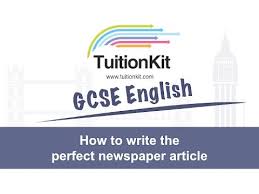 Writing to inform is a key skill that's required for ks3 english students to succeed at gcse english language. How To Write The Perfect Newspaper Article Youtube