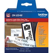 No cost printable sharps container label vi. Brtdk2246 Brother Multipurpose Label White Paper 1 Roll Office Supply Hut
