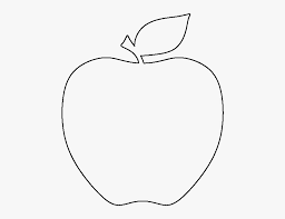 Image of apple food fruit apples outline white colouring page. Clip Art Apple Fruit Outline Clipart Apple Template Free Hd Png Download Transparent Png Image Pngitem