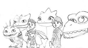 Dragons rescue riders is a computer animated series in the how to train your dragon franchise. Dragons Rescue Riders Coloring Page Leyla Dak Dragao Para Colorir Dragoes Porquinhos
