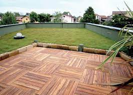 I materiali le pavimentazioni esterne garantiscono al nostro giardino o alla nostra terrazza un. Piastra In Legno Per Pavimentazione Da Giardino Listoplate By Onek