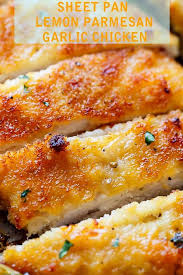 Sheet Pan Lemon Parmesan Garlic Chicken En 2020 Idee Recette Plat Sans Viande Alimentation