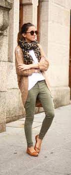 20 Fall Fashion Ideas To Winter Outfits Olive Pants Outfit Green Pants Outfit Olive Pants