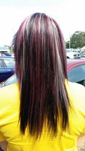 Red Black And Blond Hair Red Black And Blonde Hair Hair Styles Colored Hair Tips Hair
