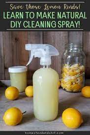 How To Make Homemade Lemon Vinegar Cleaning Spray Natural Non Toxic Effective Homestead And Chill Homemade Cleaning Products Cleaning Vinegar Cleaning