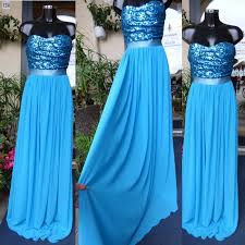 Ma c'è abito lungo e abito lungo. Abito Da Cerimonia Lungo In Morbido Chiffon Turchese E Paillettes Lorcastyle