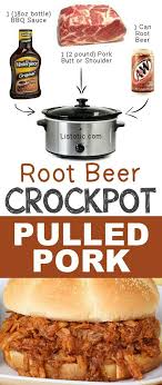 Root Beer Pulled Pork Pulled Pork Recipes Crockpot Dishes Crockpot Pulled Pork