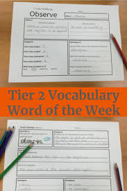 Tier Two Vocabulary Word Of The Week For The Entire Year Perfect For Growing Vocabulary With Students With L Vocabulary Words Vocabulary Vocabulary Programs