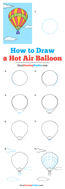 It can fill up to fifty balloons (depending on size) to give your party a fun and festive atmosphere. How To Draw A Hot Air Balloon Really Easy Drawing Tutorial