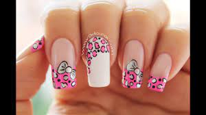 Diseño de uñas 2017 manuales. Decoracion De Unas Animal Print Leopardo Y Mono Deko Unas