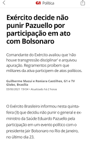 Ministro da defesa no governo dilma rousseff , aldo rebelo avalia que a decisão do exército de não punir o general eduardo pazuello após a participação em um ato político com o presidente jair. 62yvrlayp7ru6m