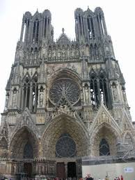 Reimsfacade Jpg 300 400 Reims Cathedral Medieval France Cathedral