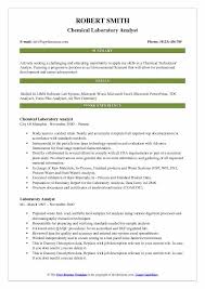 Cover letters are your first impression, so make it a good one. Laboratory Analyst Resume Samples Qwikresume