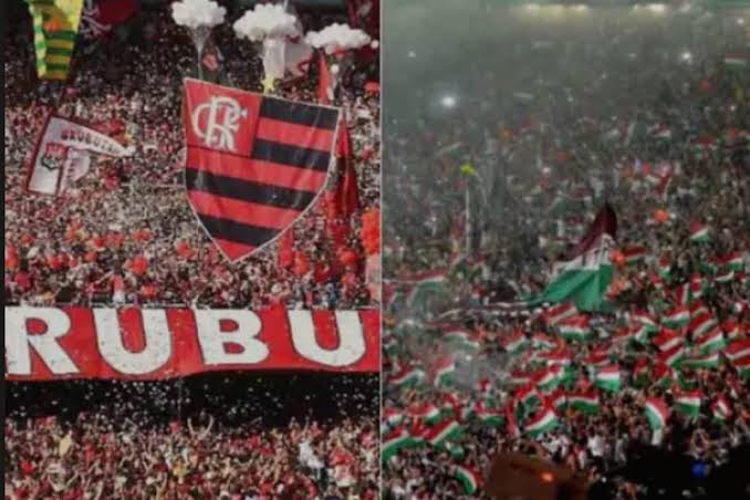 Resultado de imagem para imagens para torcida Fla X Flu