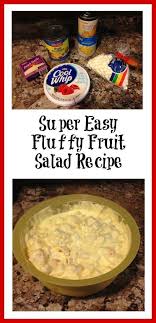 Super Easy Fluffy Fruit Salad Recipe Shopping Kim Recipe Fruit Salad Recipes Fruit Salad Easy Best Fruit Salad