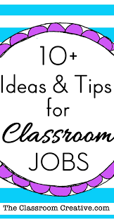 Classroom Jobs Chart Tips Ideas