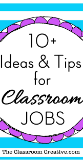 classroom jobs chart tips ideas