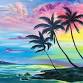 Paint Nite: Palm Tree Daze event in Seagrave, ON