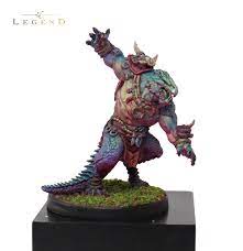 Krogall Saurus. Greebo Games Lizardmen Blood Bowl Commission. - Lil Legend  Studio