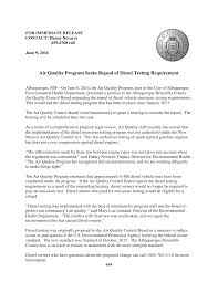 Air Quality Program Seeks Repeal of Diesel Testing Requirement