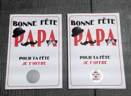 Carte A Gratter A Personnaliser Bonne Fete Papa Moustache Cartes Par Creerpourvous Fete Des Peres Carte A Gratter Carte