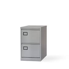 A nonexistent or messy filing system can add days of extra effort at income tax time, and you don't want to miss out on tax deductions because of missing receipts. Bisley Foolscap Filing Cabinet 2 Drawers Grey Aj Products Online