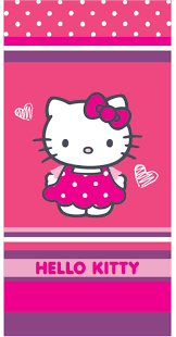 Hello kitty pink bath beach towel for swim, pool, yoga and spa (30x60), luxury colorful cartoon characters printed, 100% pure cotton. Hello Kitty Bath Towel Dress Online At Papiton