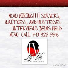 Hiring Job Posting Hostess Novelty Sign