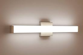 Yhtlaeh Bathroom Vanity Light Brushed Nickel Square Led 24 Inch 14w 4000k Natural White Light Wall Bathroom Vanity Lighting Bar Light Fixtures Modern Wall Lamp