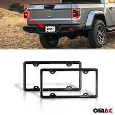 Mexico print license plate frame chrome s. 2 Pcs Real Carbon License Plate Frame Rear Front Tag Holder For Toyo Omac Shop Usa Auto Accessories