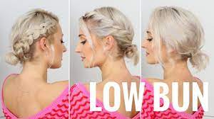 Low Bun Sommer Frisuren Olesjaswelt Youtube Sommerfrisuren Frisuren Kurze Haare Flechten Frisuren