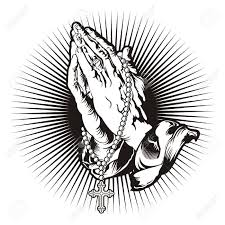 Pin By Deaconfrank On Tattoos Praying Hands With Rosary Praying Hands Tattoo Praying Hands Tattoo Design