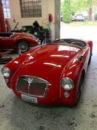 Red Mga Racing Vintage Sports Cars British Sports Cars Vintage Cars