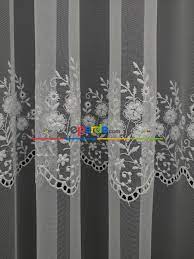 Kruvaze tul perdeleri i̇le yemek odalarınız aydınlanıyor. Orjinal Tac Aplik Desen Salon Fransiz Dantel Tul Perde Kruvaze Perde Ekru Eperde Com