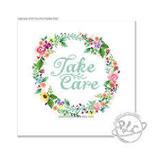 Stitch this pretty inspirational cross bookmark for a special friend. Floral Wreath Cross Stitch Patterns