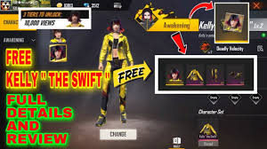 Eventually, players are forced into a shrinking play zone to engage each other in a tactical and diverse. Free Fire Kelly The Swift Character For Free Tricks And Review Its Power In Tamil Youtube