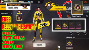 Submit your funny nicknames and cool gamertags and copy the best from the list. Free Fire Kelly The Swift Character For Free Tricks And Review Its Power In Tamil Youtube