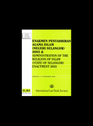(1) enakmen ini bolehlah dinamakan enakmen jenayah syariah (selangor) 1995 dan hendaklah mula berkuatkuasa pada tarikh yang ditetapkan oleh duli yang maha mulia sultan melalui pemberitahuan dalam warta. Enakmen Pentadbiran Agama Islam 2003