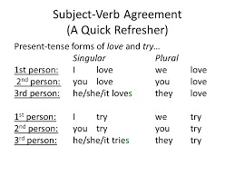 Subject Verb Agreement Ppt Video Online Download