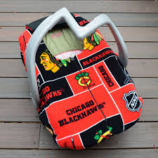 Chicago Blackhawks Baby Car Seat Cover For Infant Baby Blanket With Zipper Hockey Baby Shower Gift Baby Car Seats Infant Car Seat Cover Carseat Cover